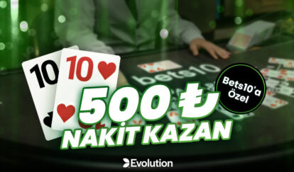 500 BETS10 BLACKJACK'TE ŞANSLI SAYI: 10